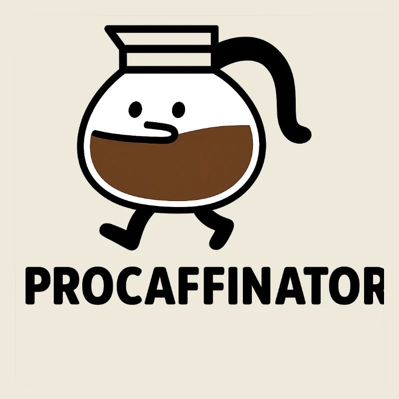ProCaffinator Kaffeebecher Cartoon