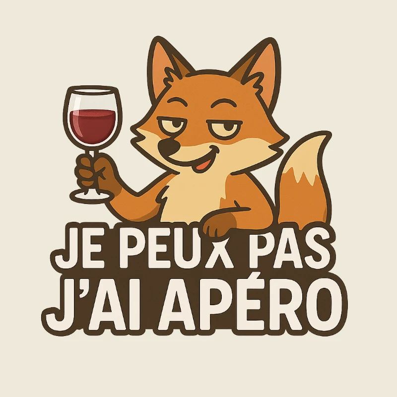 Je peux pas j'ai apéro.