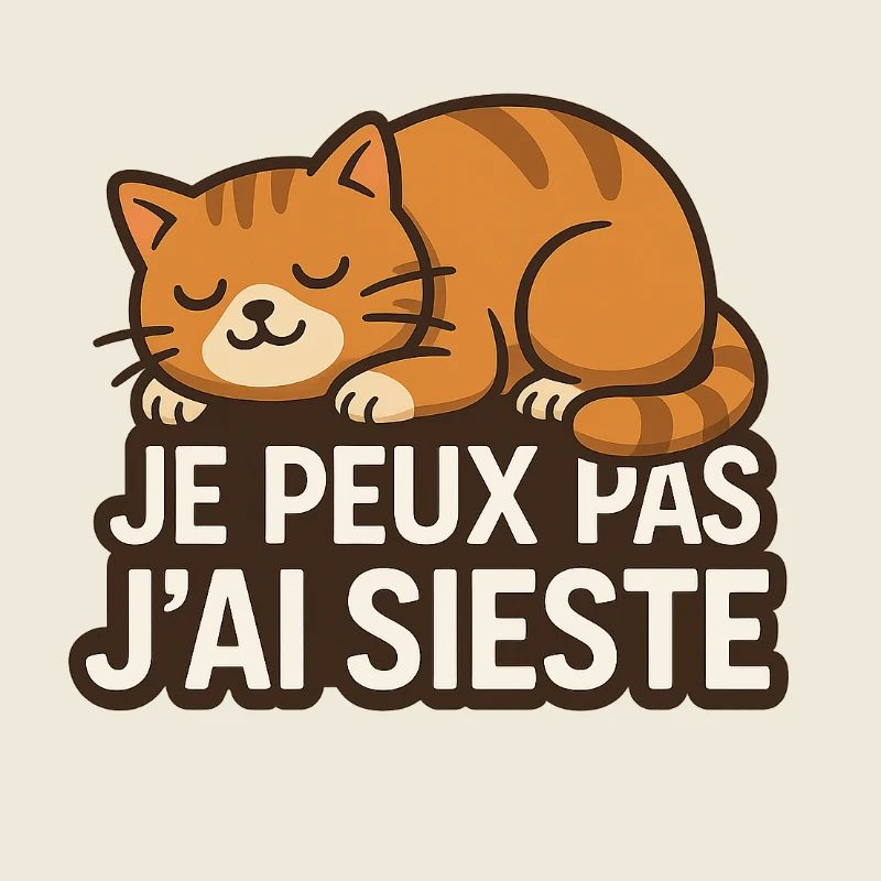 Ich kann nicht, ich mache ein Nickerchen.