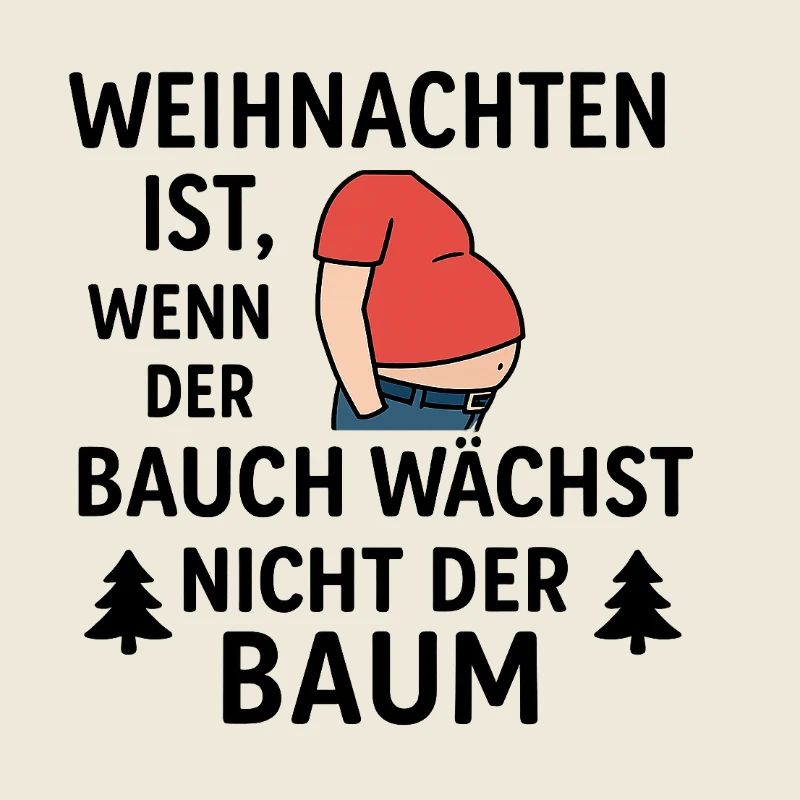 Weihnachten ist, wenn der Bauch wächst