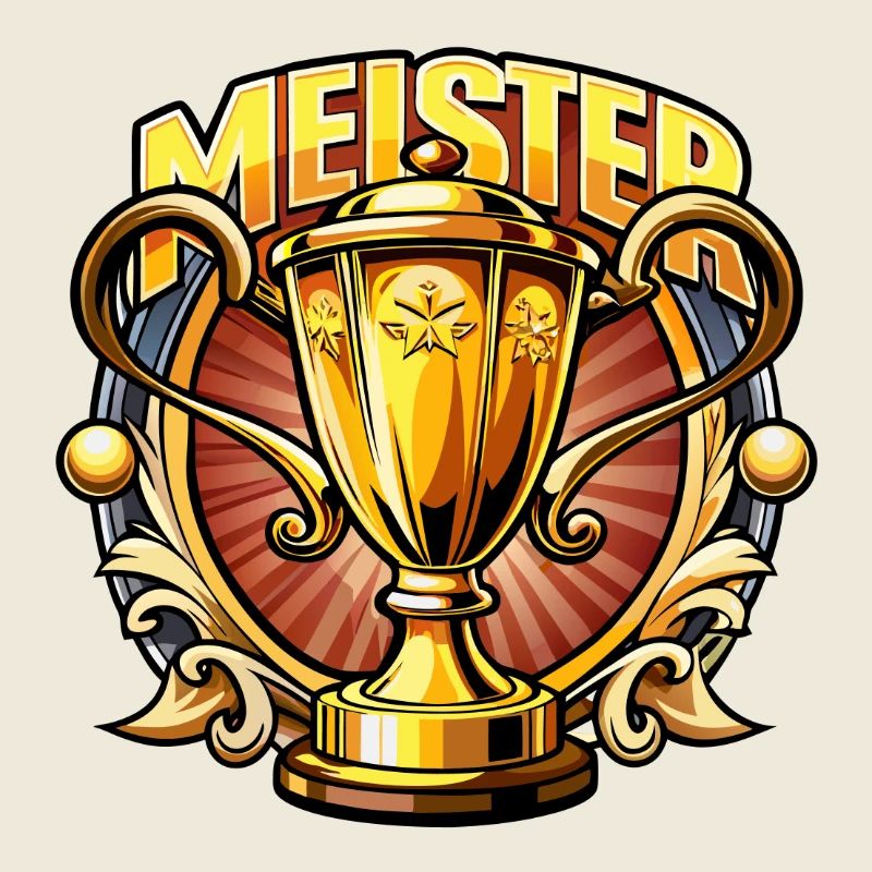 Meisterpokal Siegdesign