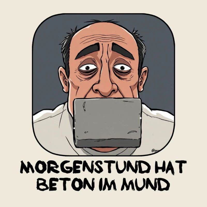 Bildschirmfokus Cartoon