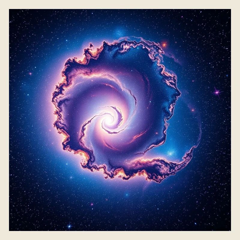 Spirale der Galaxie