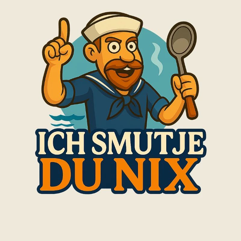 Bootsküchenchef Spruch "Ich Smutje - Du Nix"