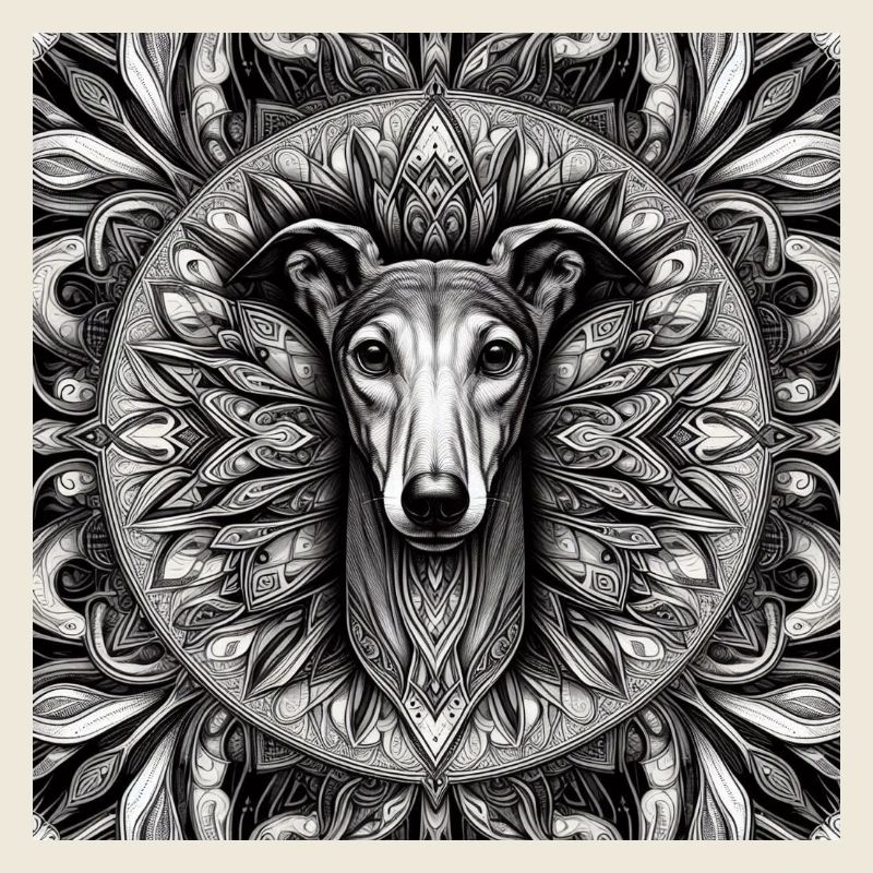 Greyhound Mandala