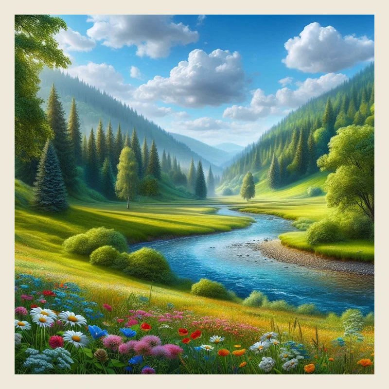 Une belle salle de printemps