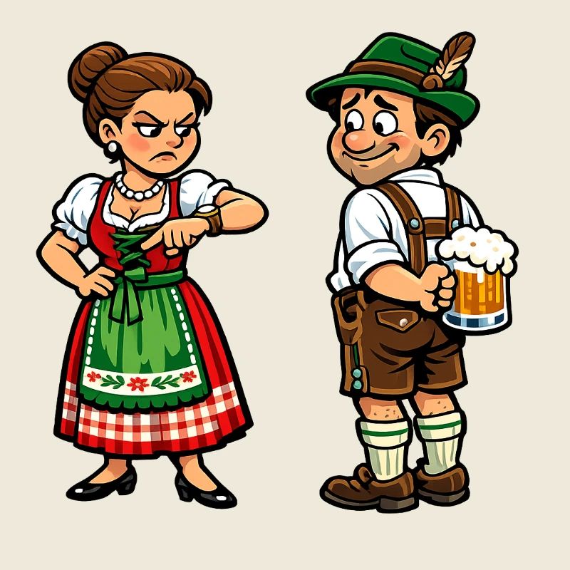 Ehe-Humor Chef & Bier