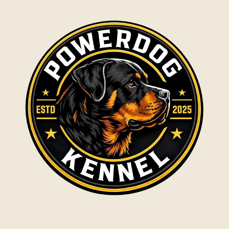 PowerDog Rottweiler Kennel Emblem