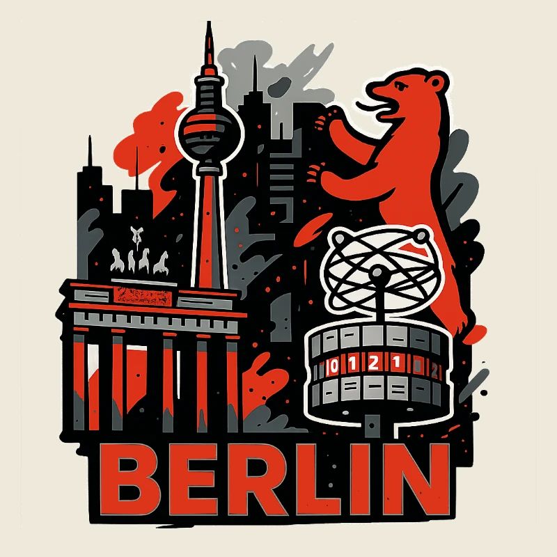 Berlin Skyline Bear