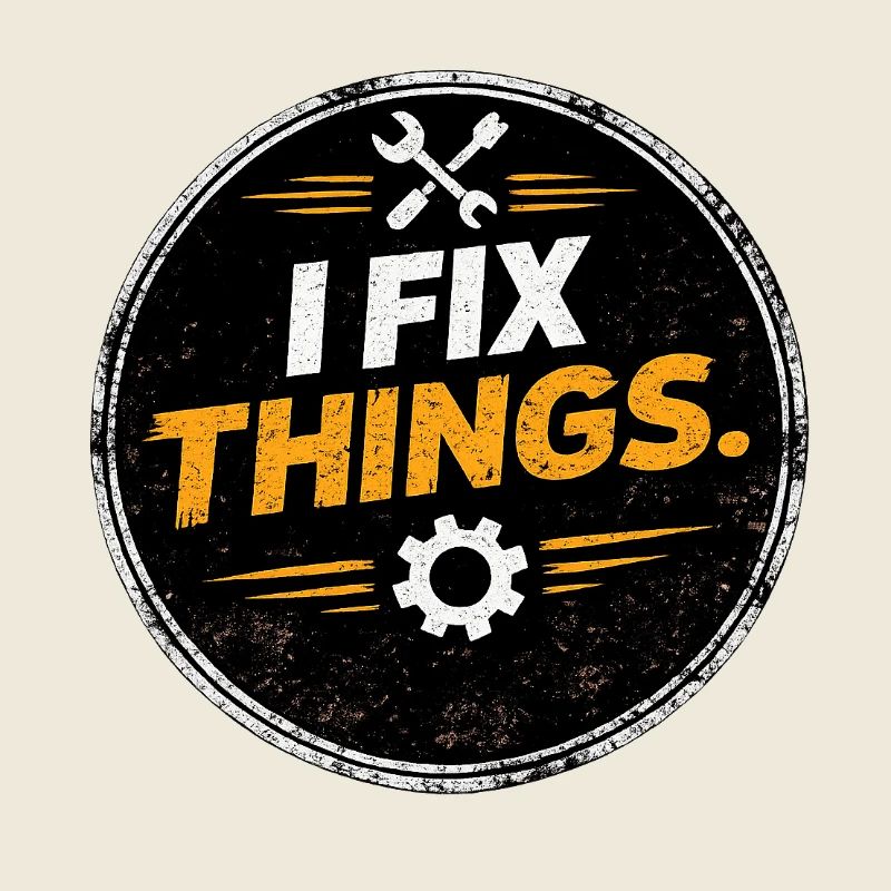 I Fix Things Mechanic Logo