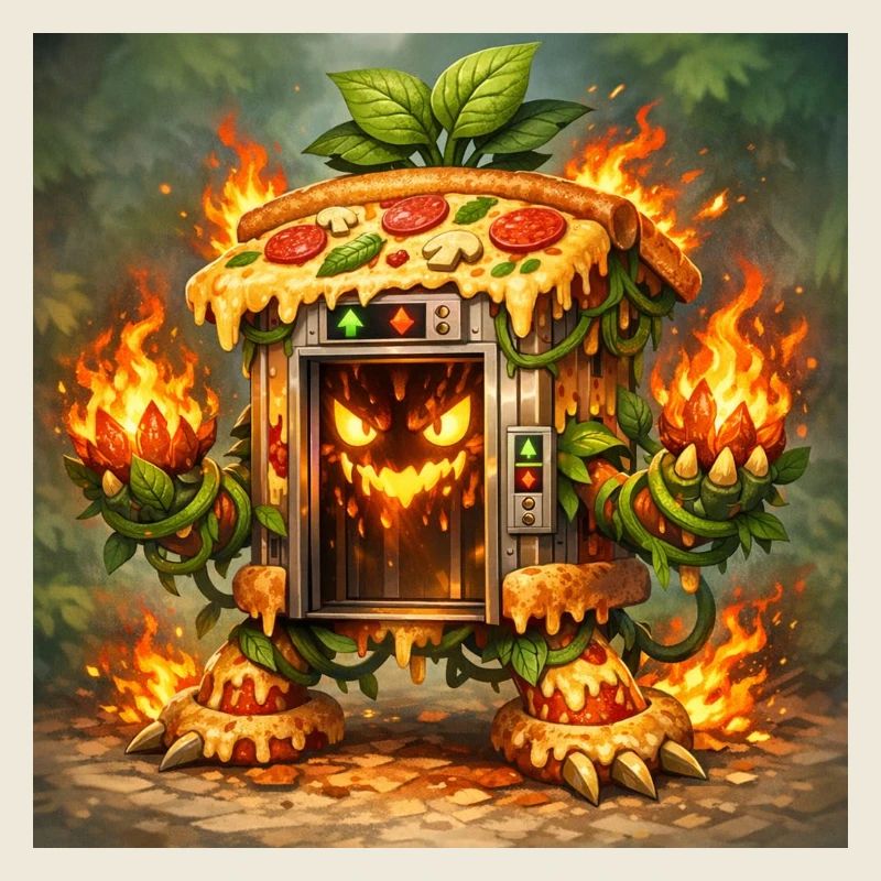 Pizza Fire Oven Monster