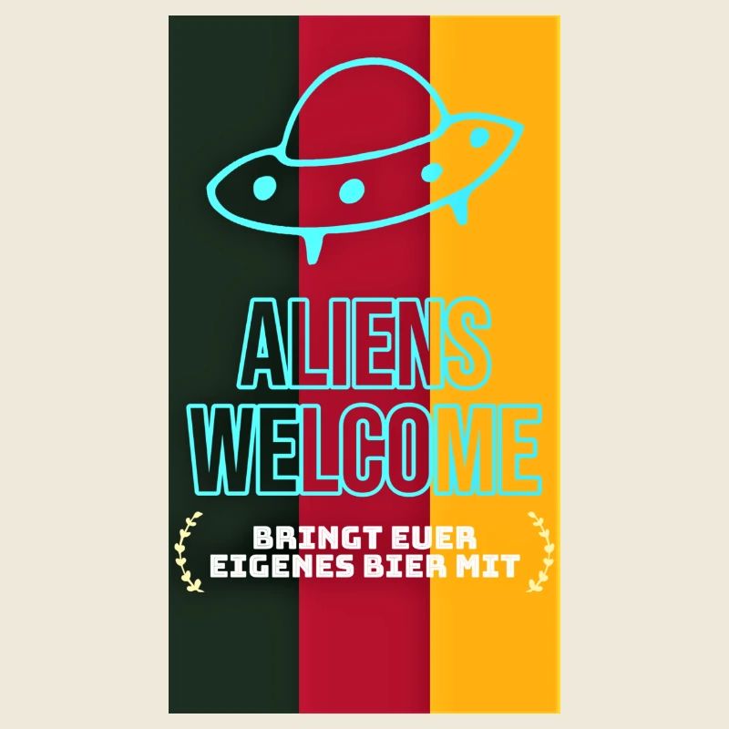 Bière Alien Réception Humour