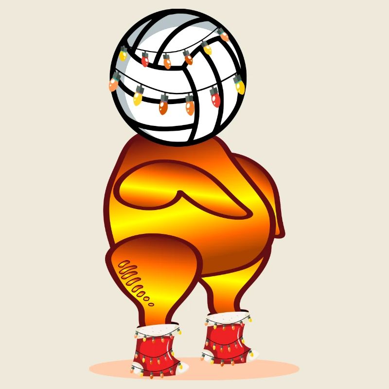 WEIHNACHTEN VOLLEYBALL BRATHÄHNCHEN