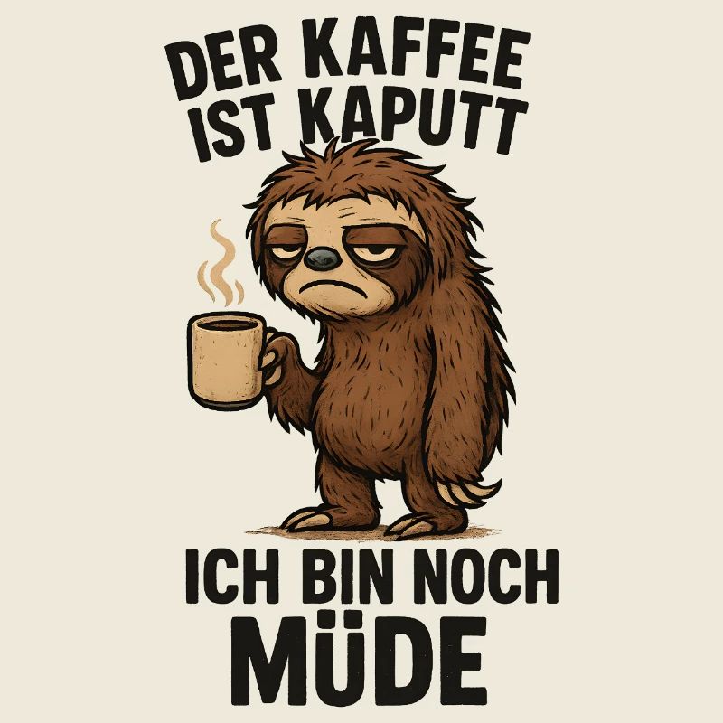 Der Kaffee Ist Kaputt Ich Bin Noch Müde