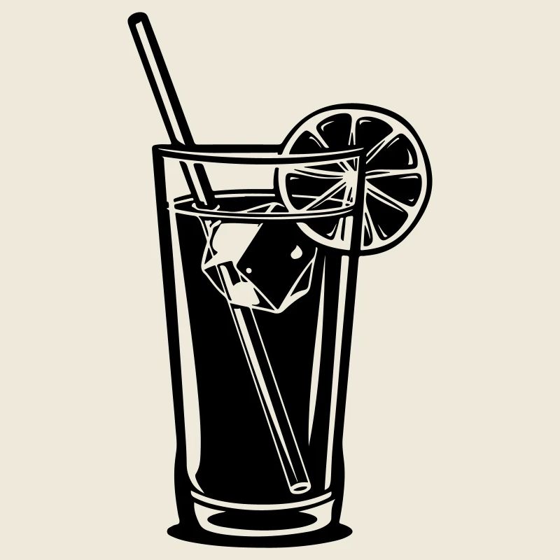 Verre à boisson au citron