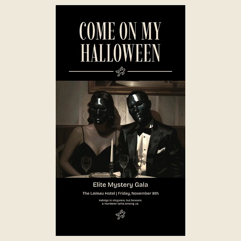 Mascarade de gala d’Halloween