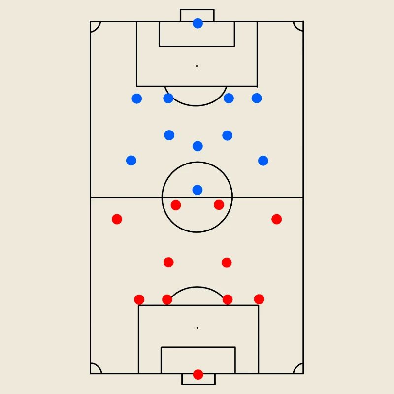 Unisex Design Football Field Tactics