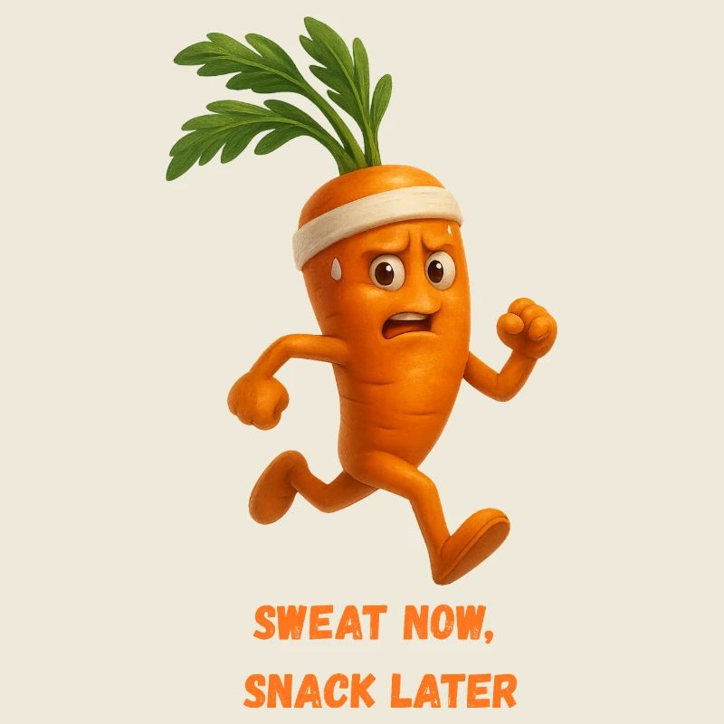 Carotte Runner Snack Carotte Dessin animé