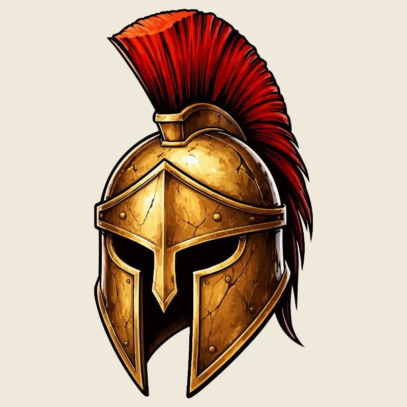 Le Casque du Chevalier Spartiate