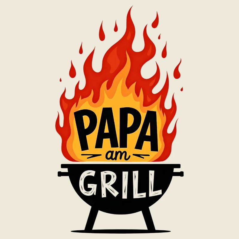 Grillen Grillsaison Papa Am Grill Papa Grillt