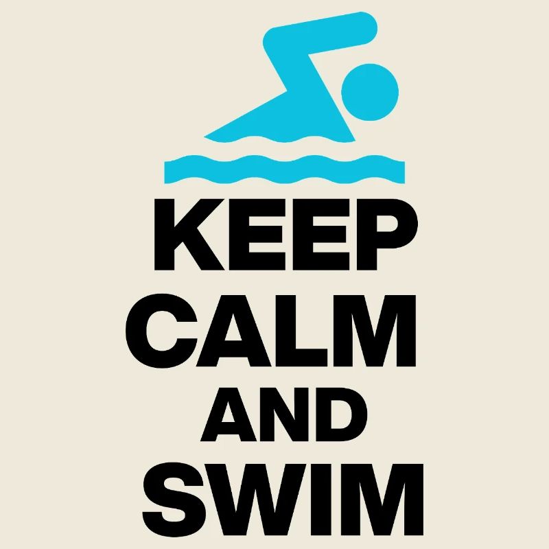 KEEP CALM AND SWIM, DIVE IN! SCHWIMMEN GESCHENK