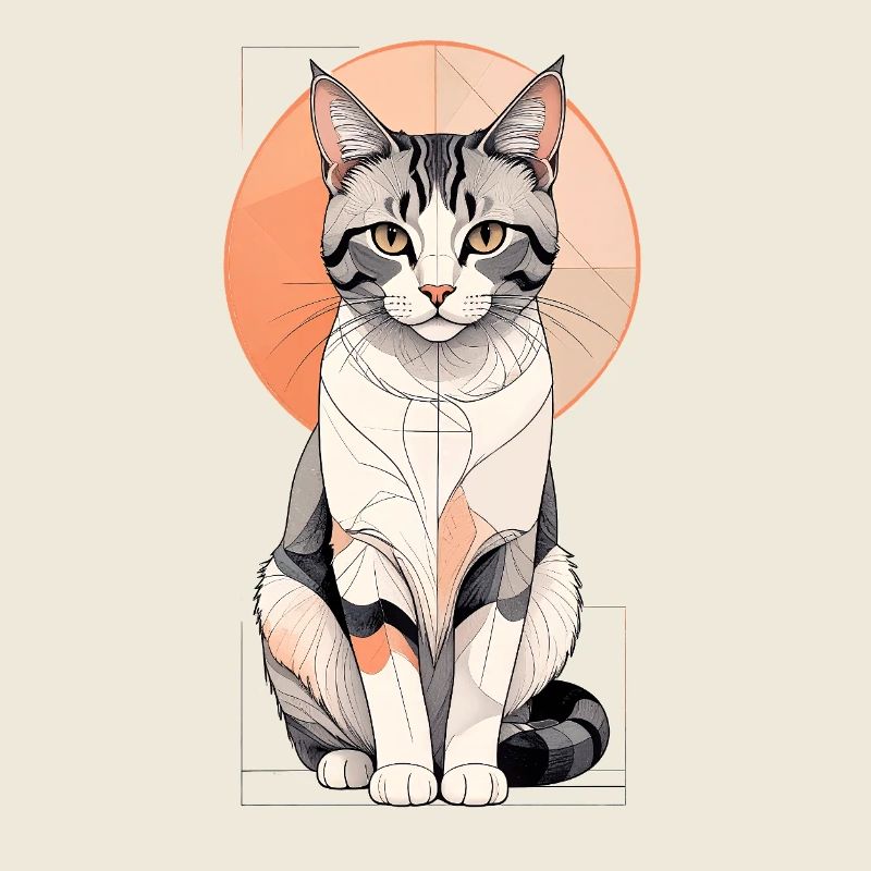 Pose géométrique du chat en orbite