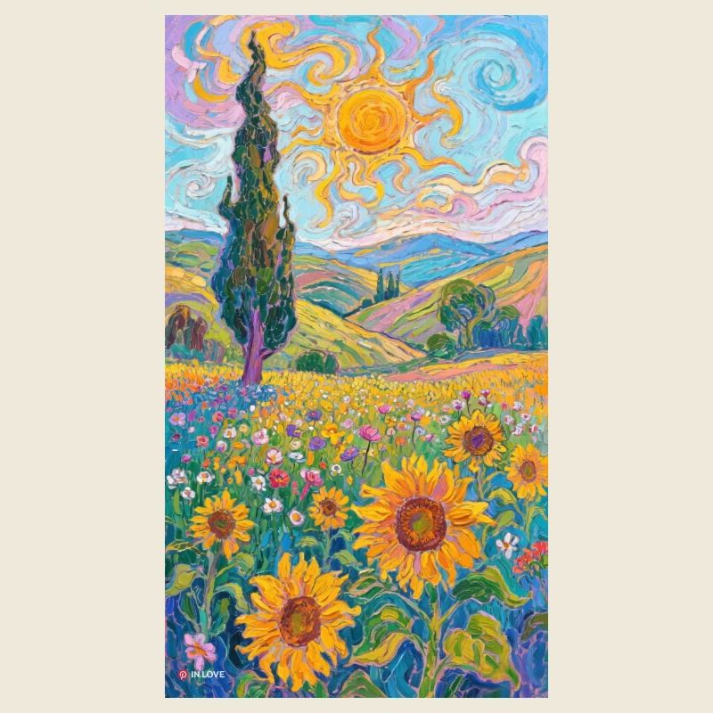 Sonnenblumen im Impressionismus