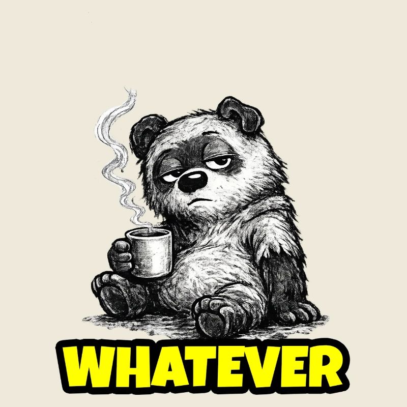 Whatever – Grumpy Bear Coffee (Sketch)