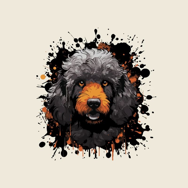 Caniche chien portrait