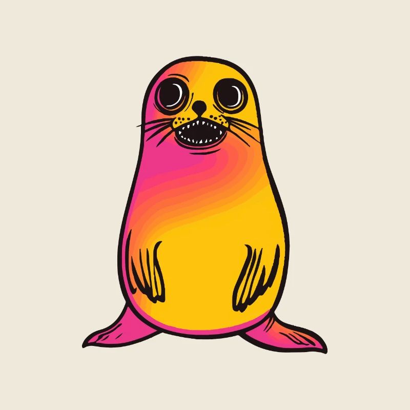 Robbe Tier Halloween Comic