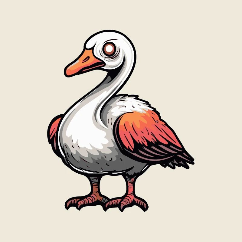 Goose Halloween Comic Zombie