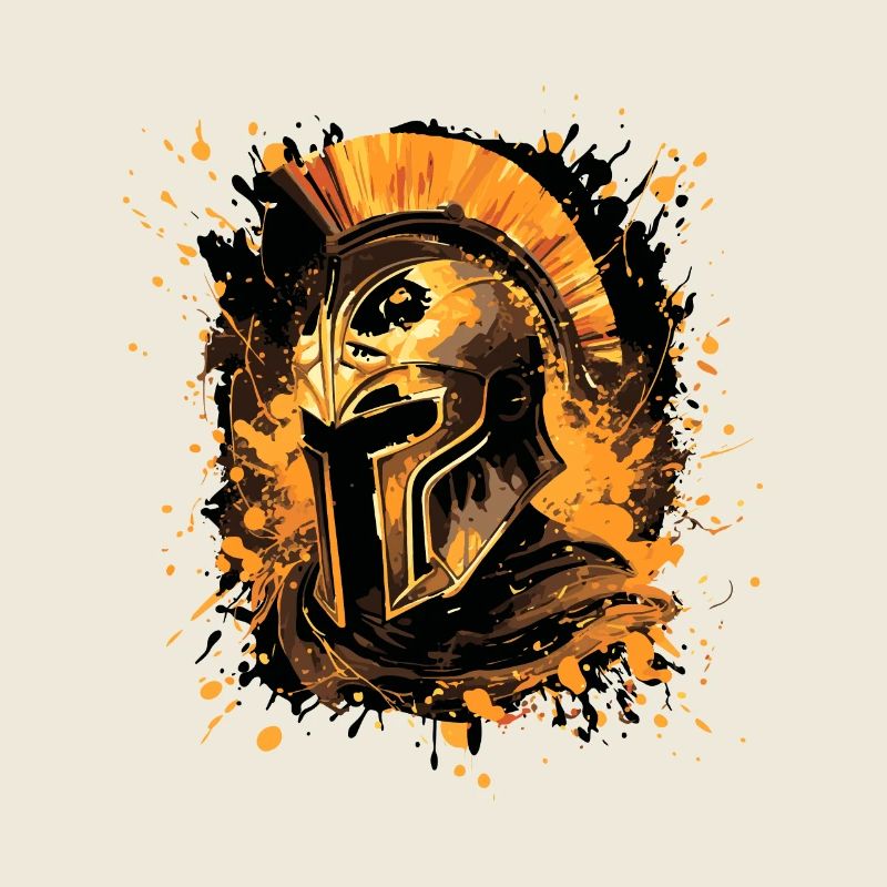 Spartan Helmet Warrior