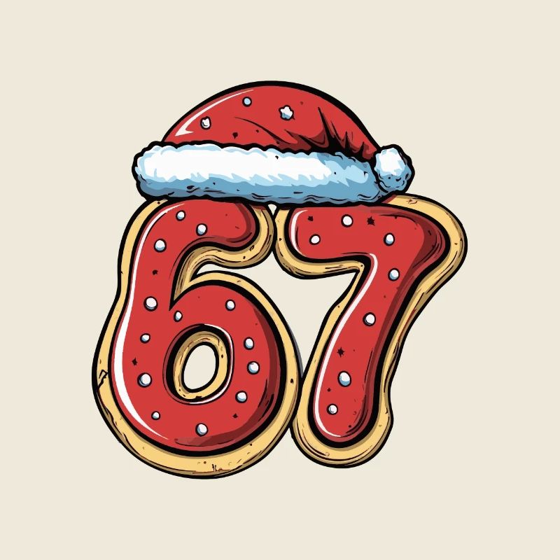 67 Zahl Weihnachten