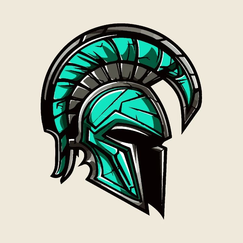 Casque de guerrier spartiate