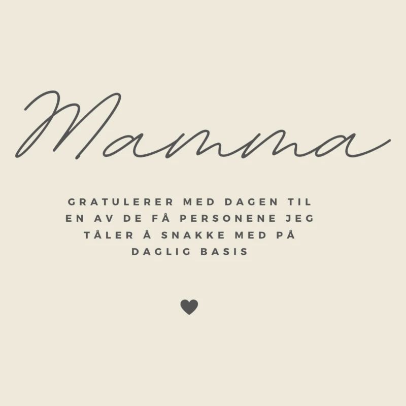 Félicitations à maman