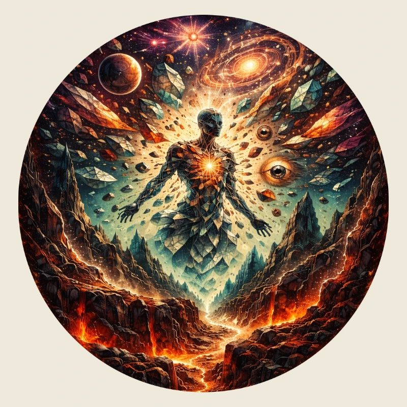 Kosmischer Kristall-Wächter