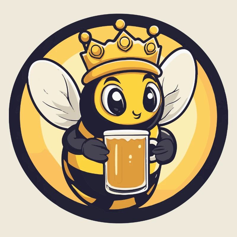 Bande dessinée de bière d’abeille