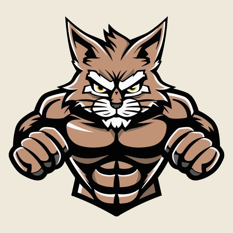 Musculation des muscles du chat