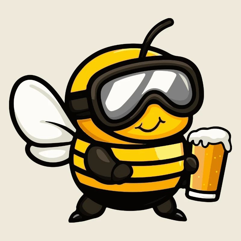 Biene Ski Bier