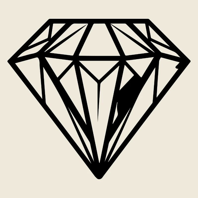 Bijou de pierre précieuse en diamant