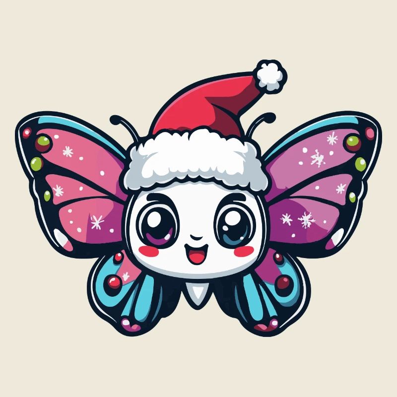 Papillon Noël Mignon