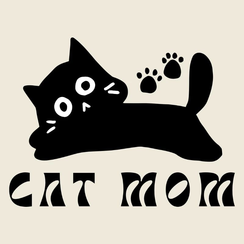 Minimalistisches Katzengesicht