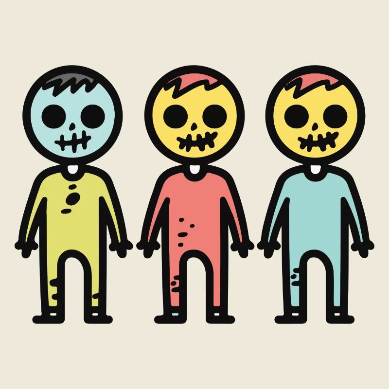 Zombies Halloween Team