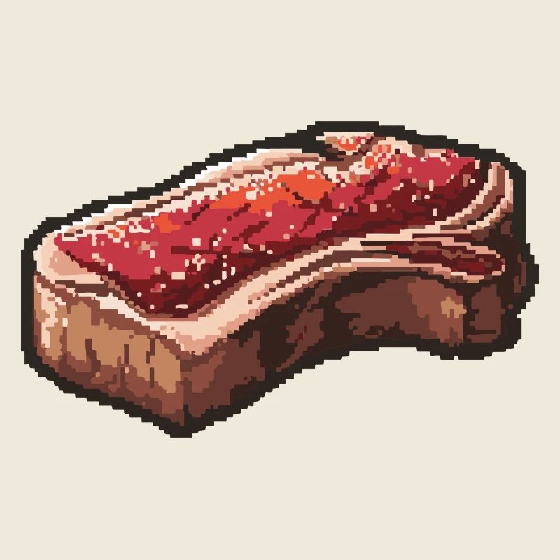 Steak Fillet Pixel Gamer