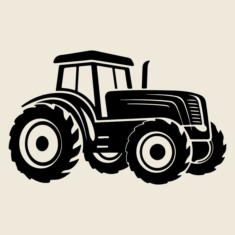 Traktor Silhouette Landwirtschaft