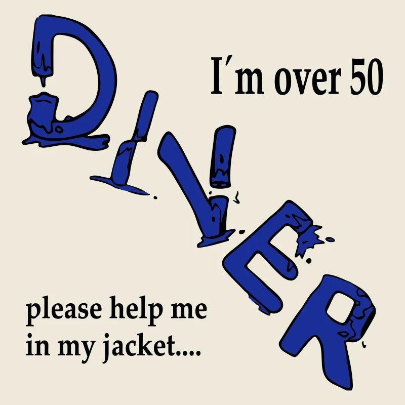 I´m over 50 Diver please help me in my jacket