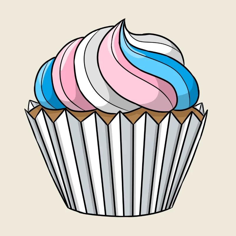 Cupcake Transgender Pride