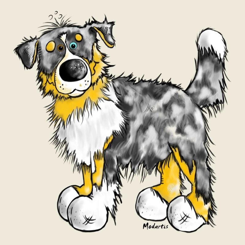 Australian Shepherd – Aussie – t-shirt design