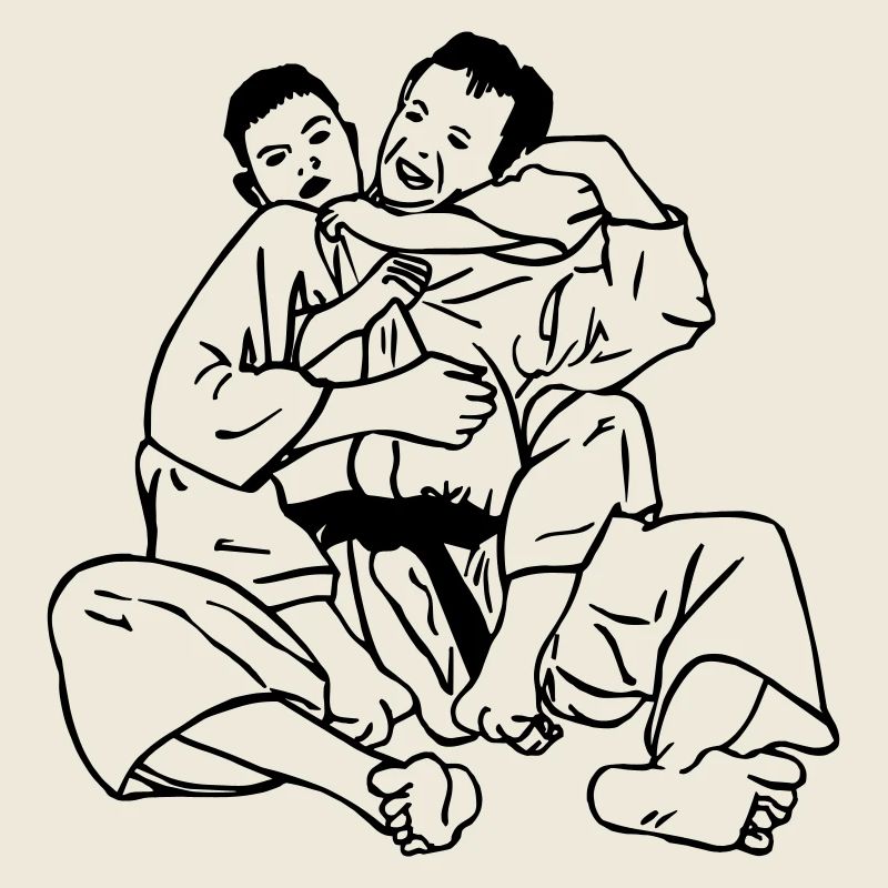 Jiujitsu neck clamp