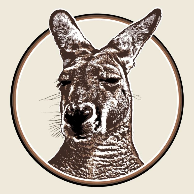 Tête de kangourou